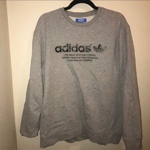 Grey Adidas Sweatshirt